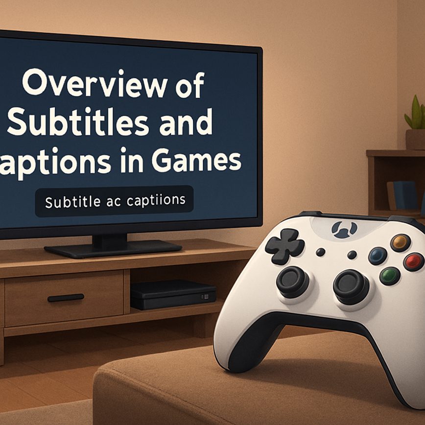 Subtitles and captions in games